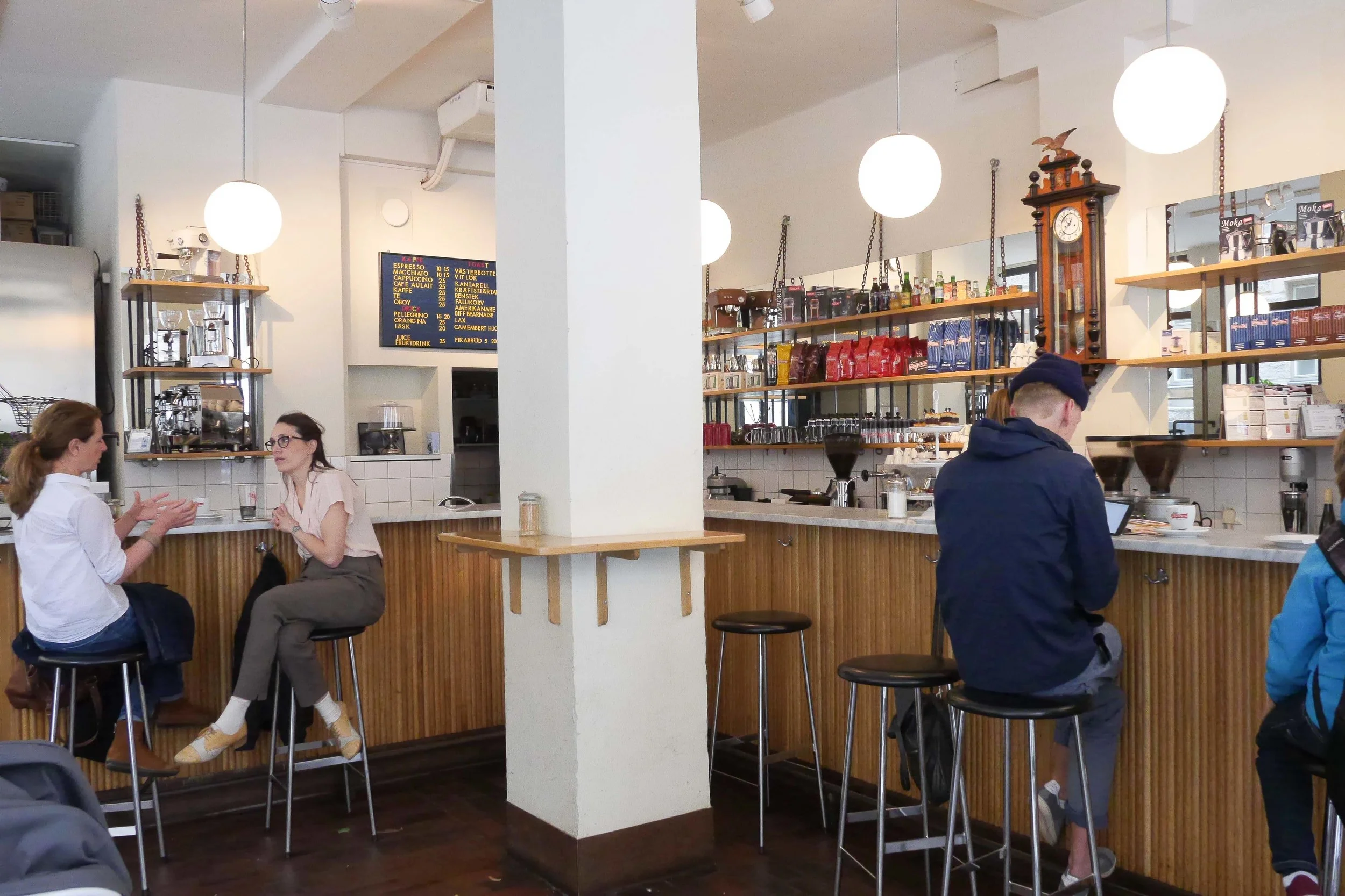 Best coffee shops to work at in Stockholm