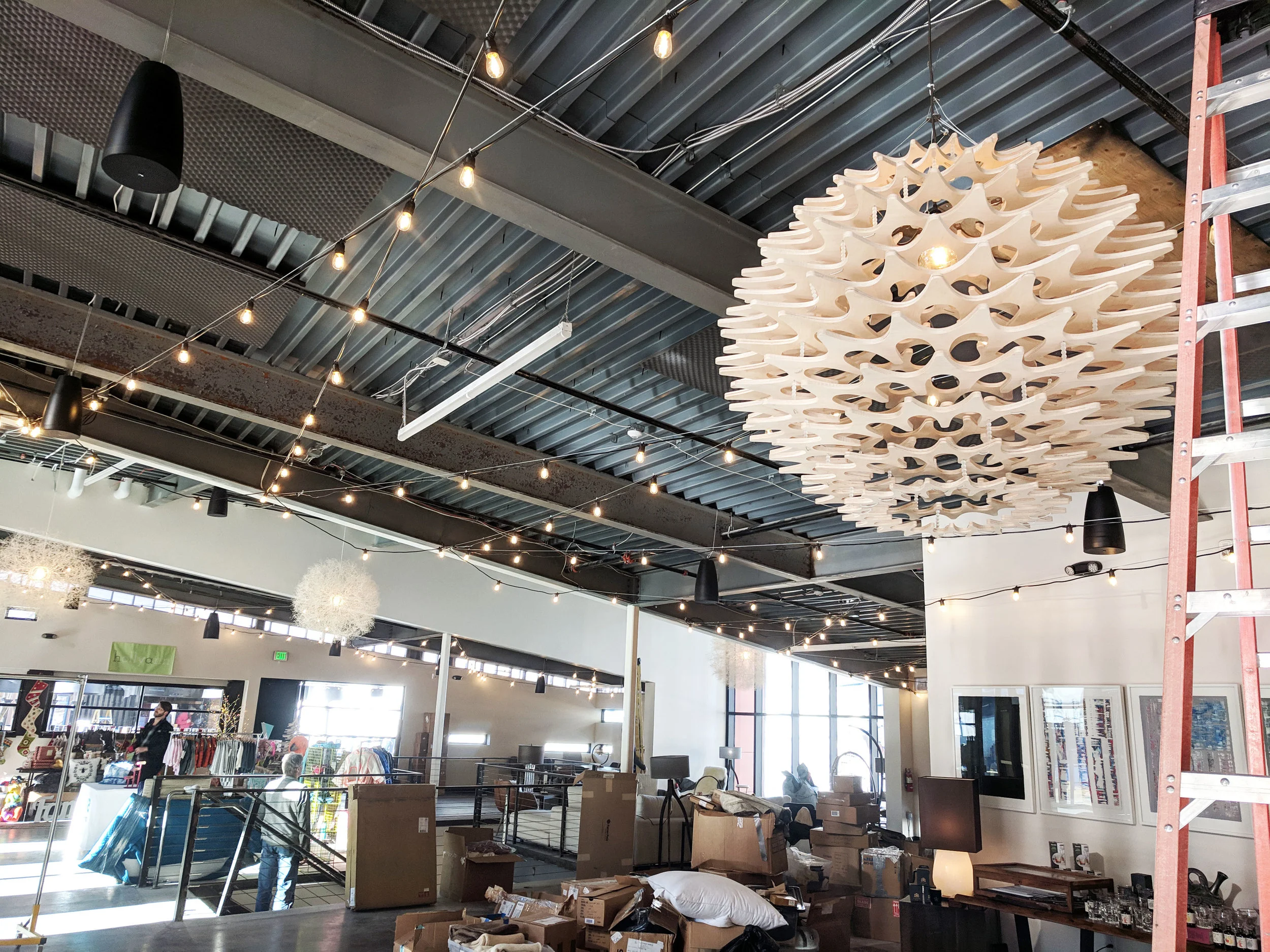 Commissioned piece installation at Snowmass Base Village, Snowmass, Colorado