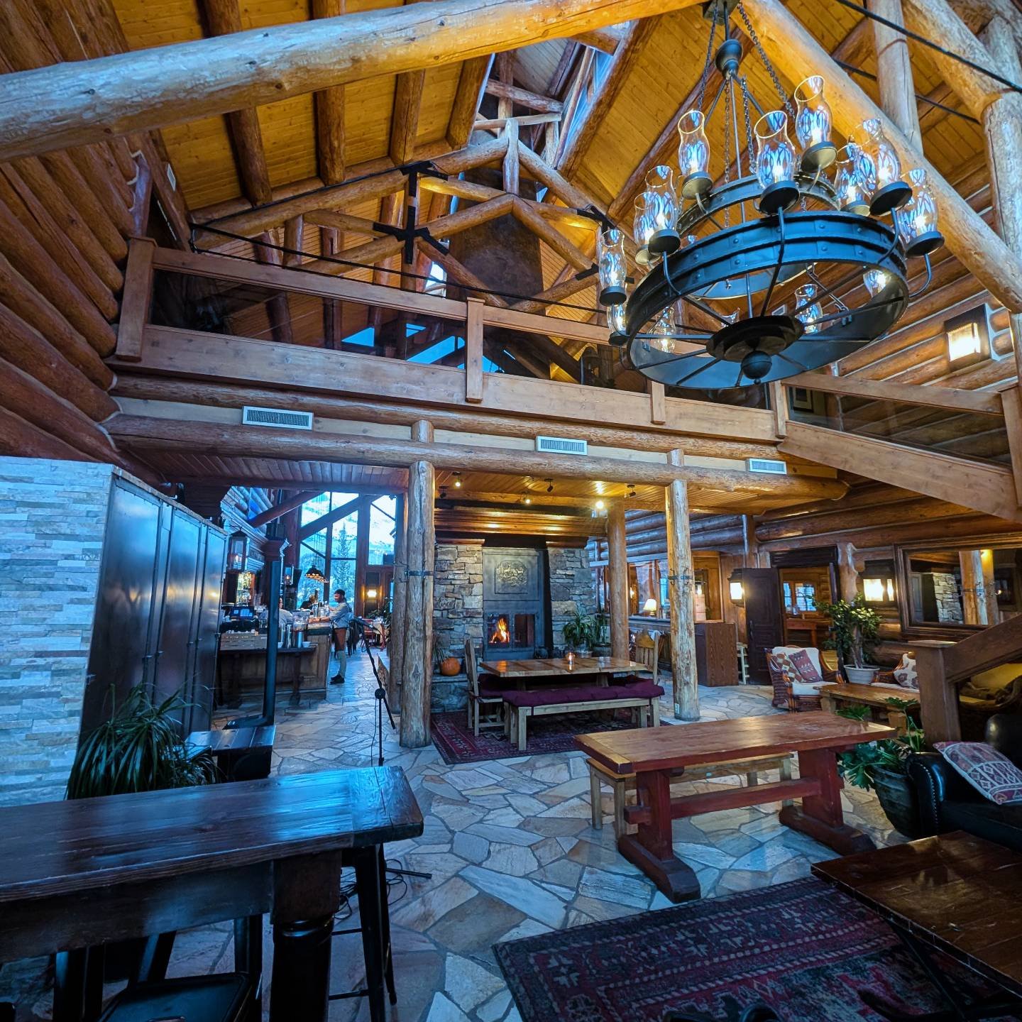 Evening tunes TN at the mountain lodge