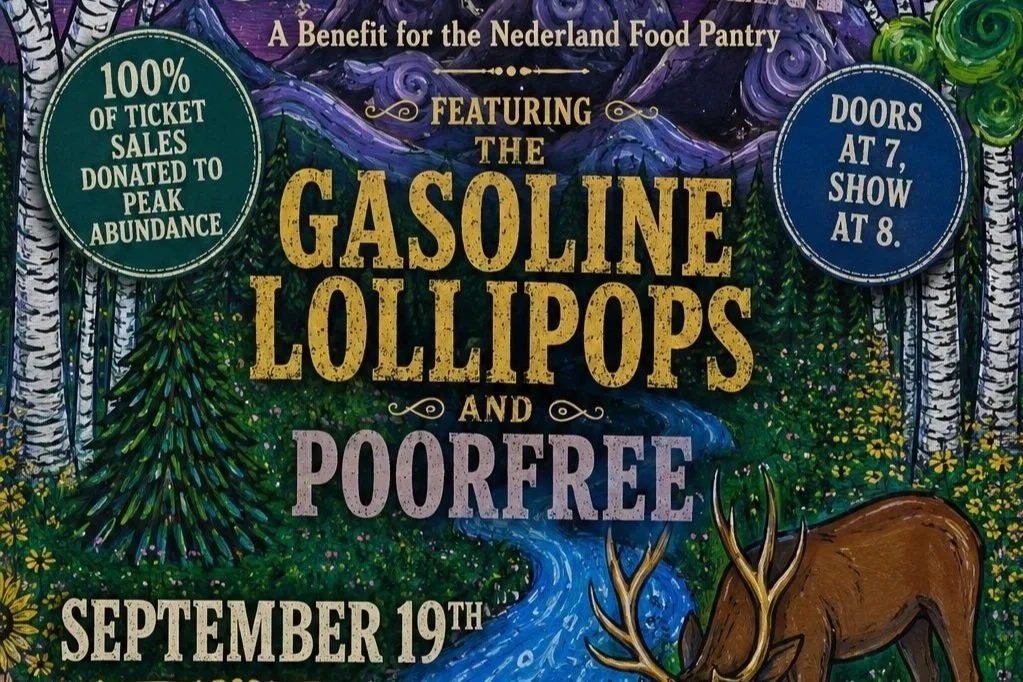 Jammin’ the Boo Room &amp; Feed the Art - A Benefit for the Nederland Food Pantry