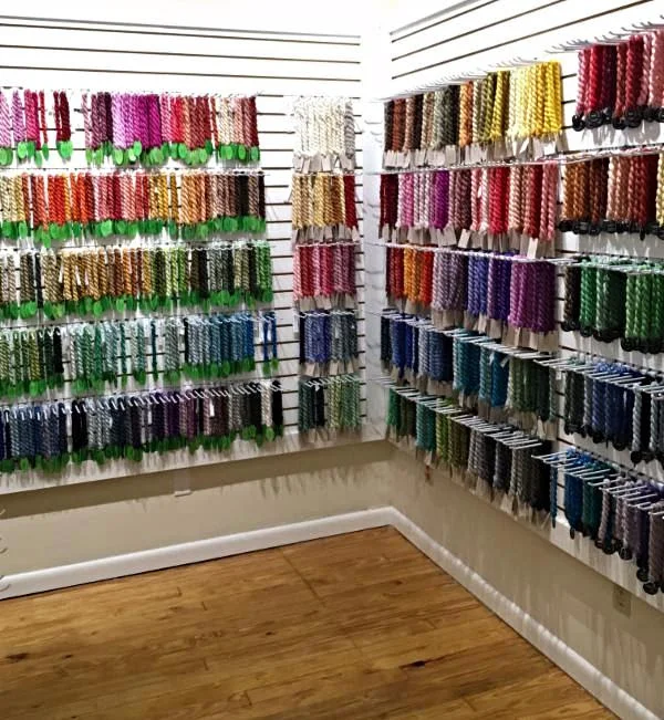 We have loads of wall space to display canvases and lots of wonderful light (the lights need a little adjustment, but I need someone to hold the ladder).