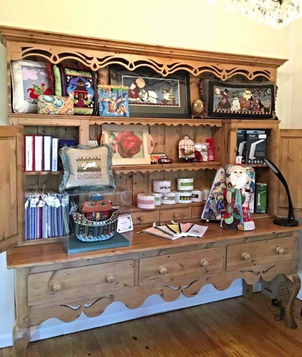 We have space to display our terrific finishing, loads of books and accessories. Come see us on the island!