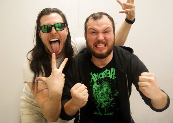 Fellow Michiganders Andrew W.K. and Dave Bombay