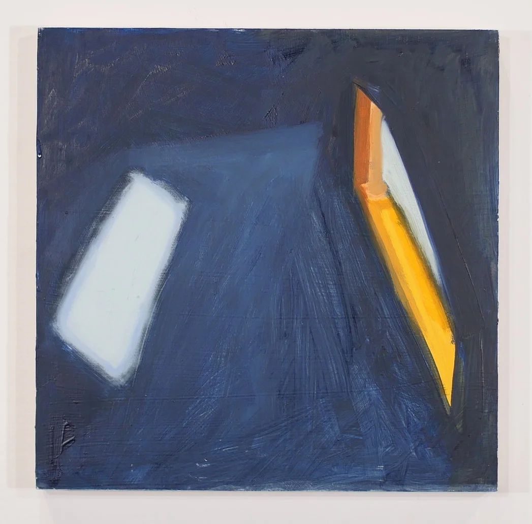 Almost Ames, Oil on panel, 12x12"