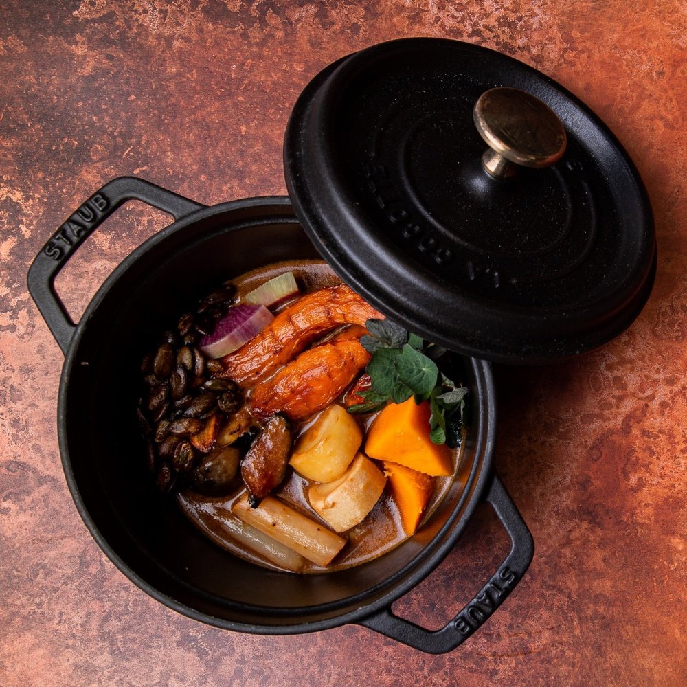 A warm casserole shared at the table
