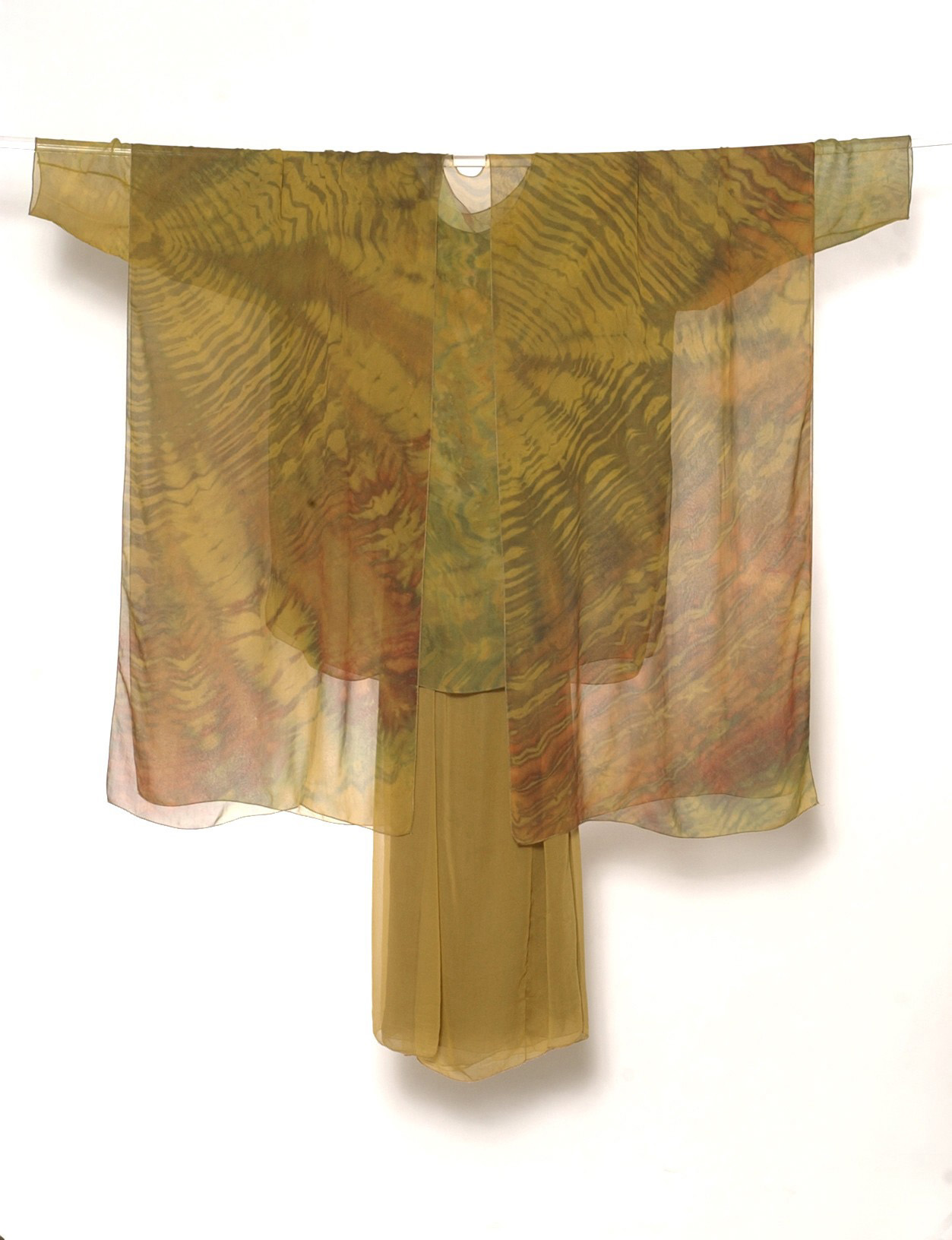 Shibori-Dyed Chiffon