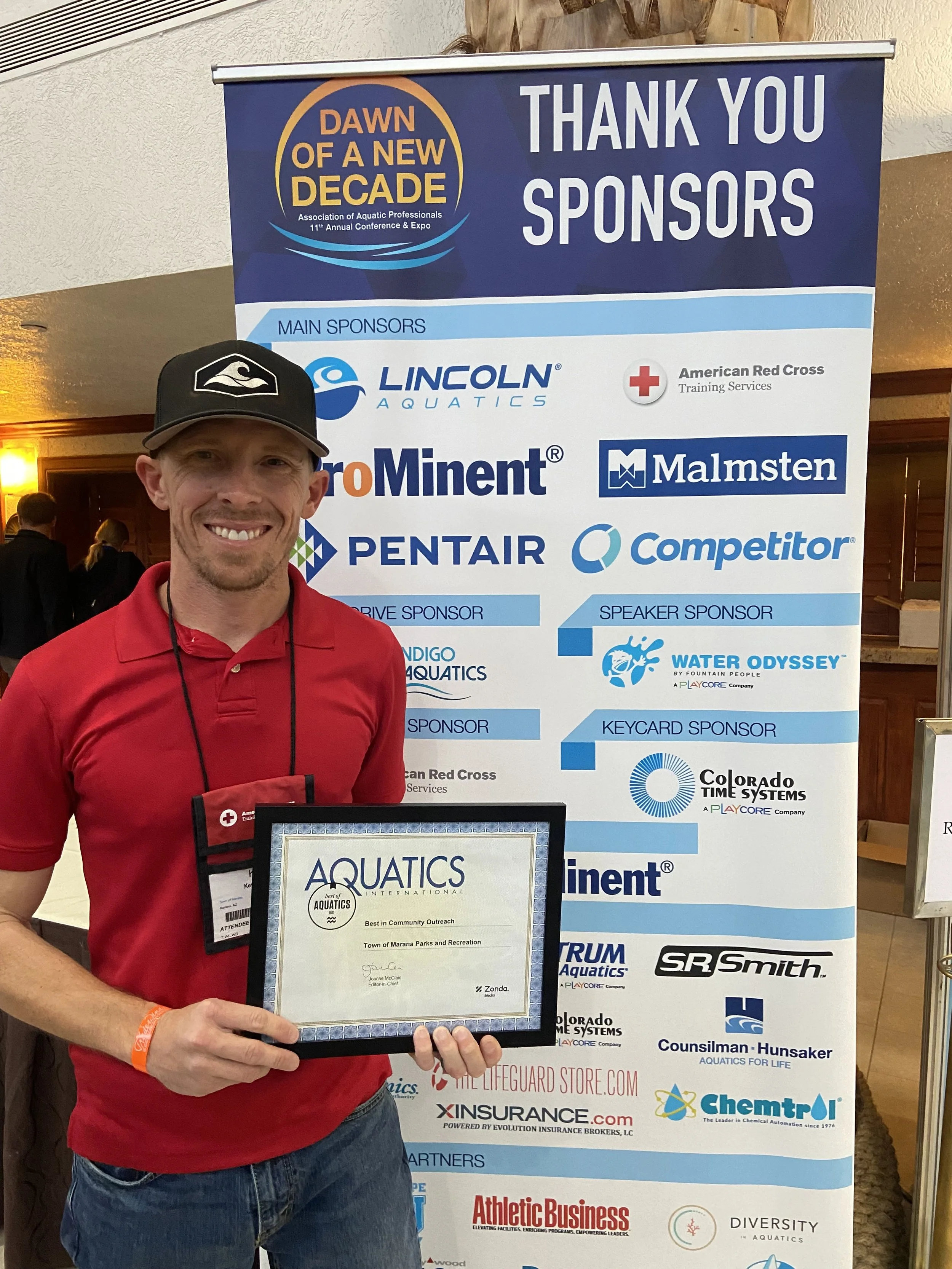 Marana Aquatics Supervisor recognized as industry leader — Town of Marana