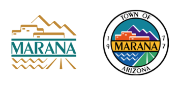 Above: Current logo (left) and seal (right)