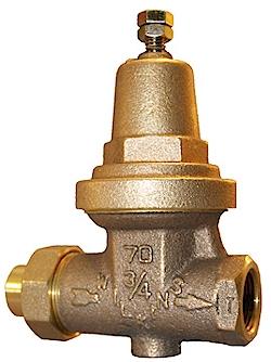  Pressure reducing valves help minimize water pressure 
