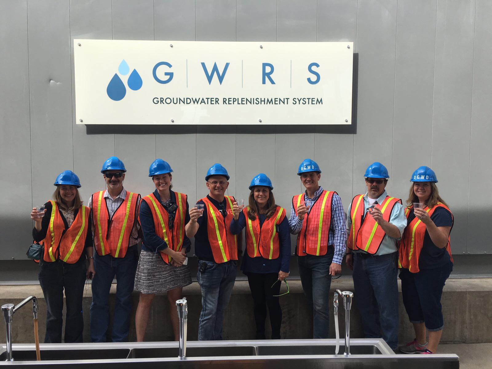  Sampling recycled water in Orange County, CA 