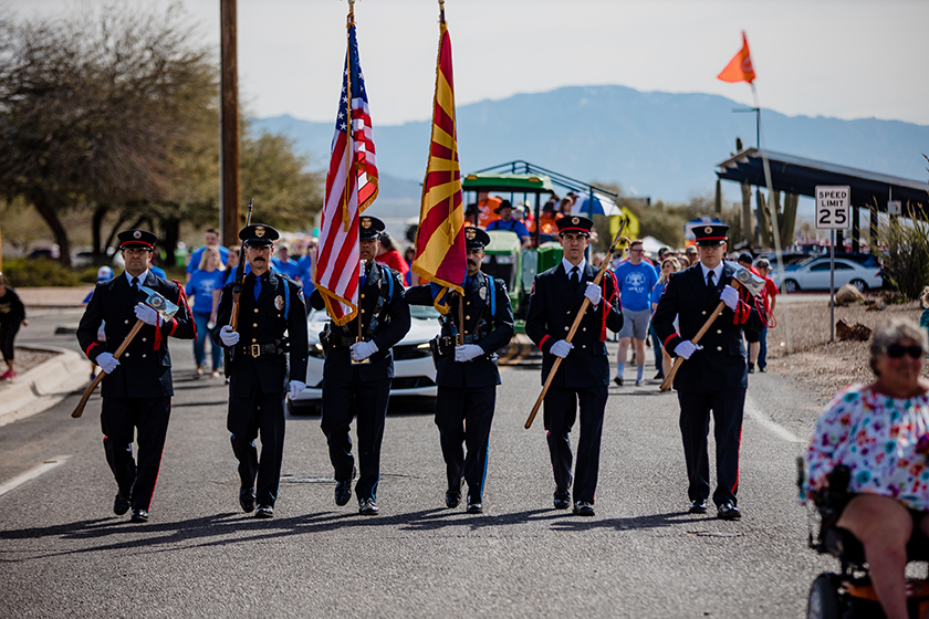  MPD and NW Fire Honor Guards 