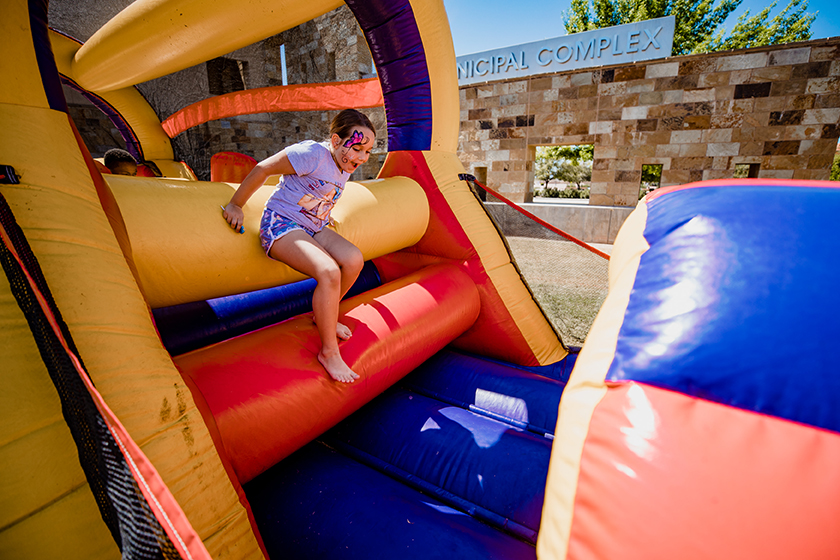  More fun on the inflatables  