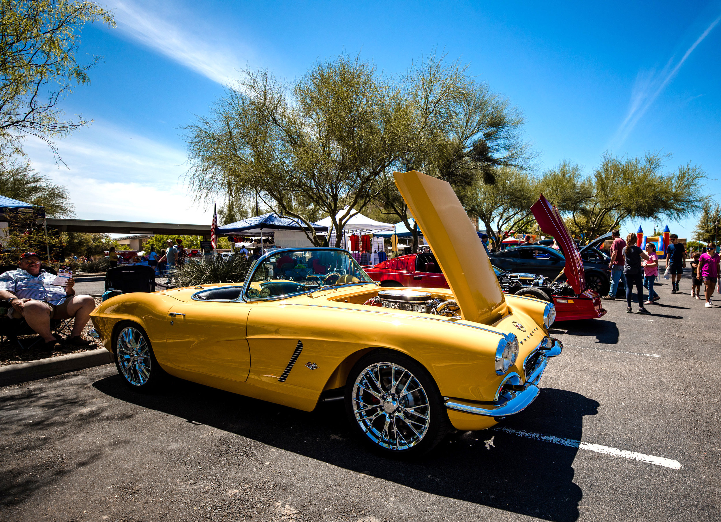  This classic Corvette won Best of Show at the car show  