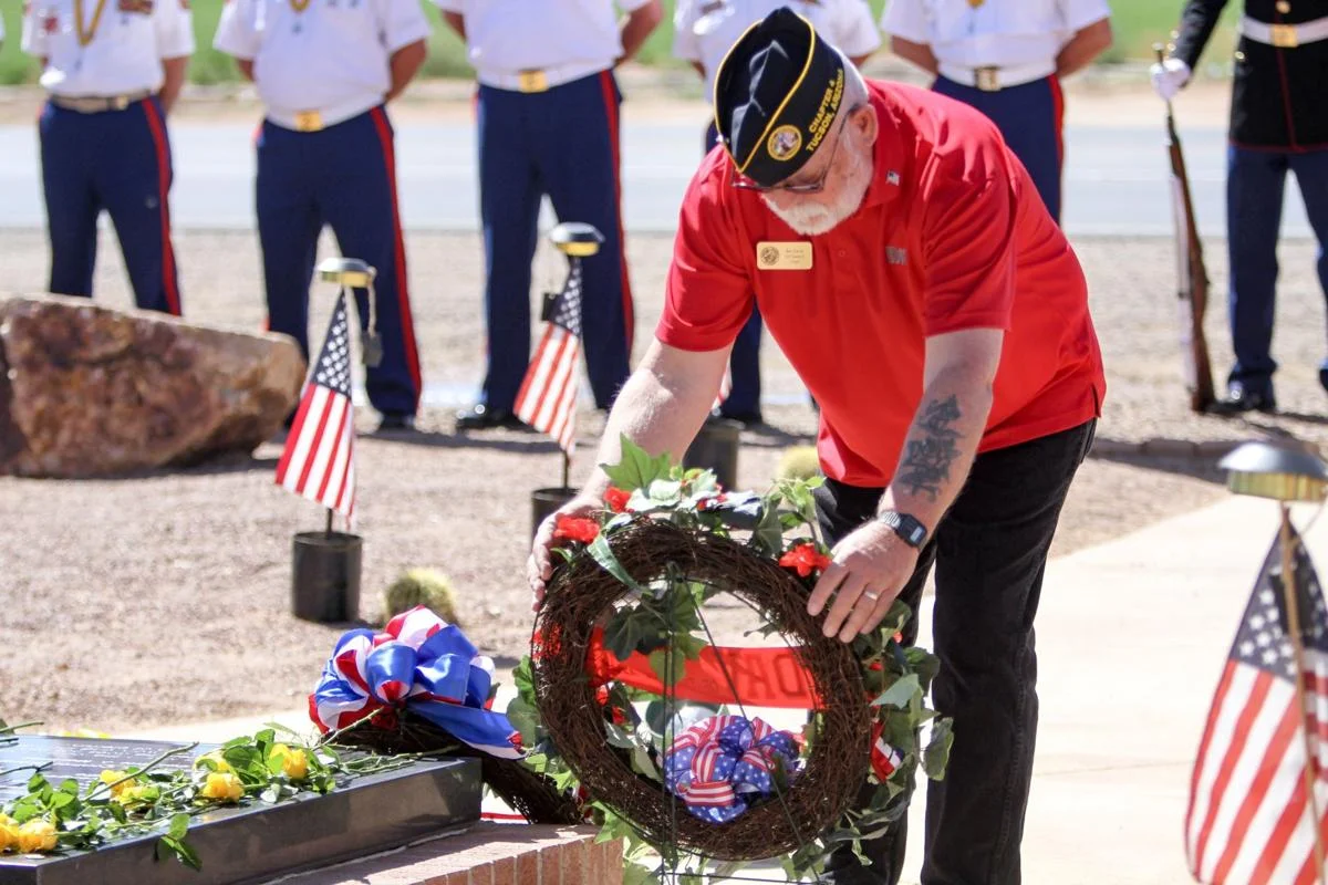 Nighthawk 72 Marina Memorial at the Marana Regional Airport/photo courtesy Tucson Local Media