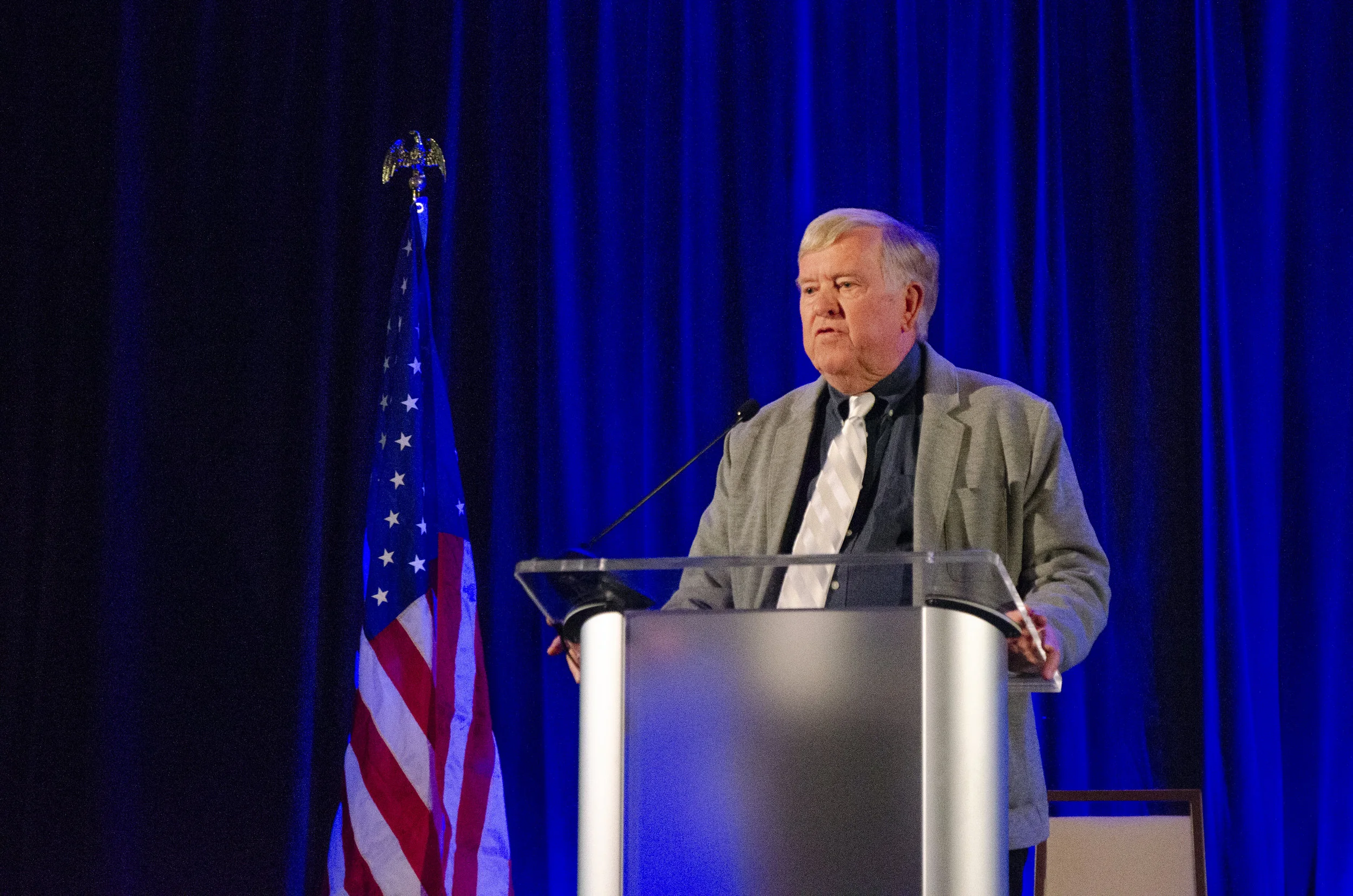 Mayor Ed Honea speaks at the 2019 Marana State of the Town held at the Ritz-Carlton, Dove Mountain.