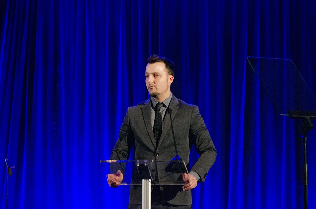 Economic Development Specialist Heath Vescovi-Chiordi speaks on the development in Marana.
