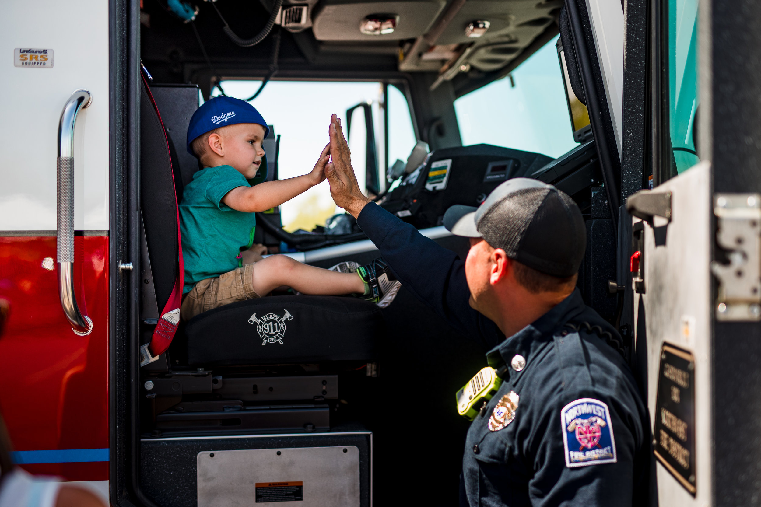  Northwest Fire brought out a few of their vehicles to the Ina Road Business Expo. 