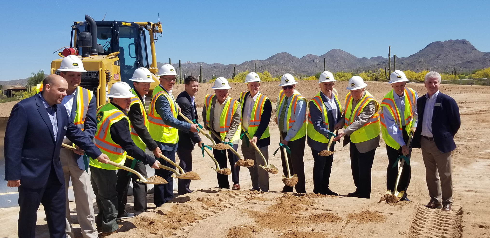 Sun Corridor Inc. held a groundbreaking ceremony for the new Dove Mountain Senior Living.