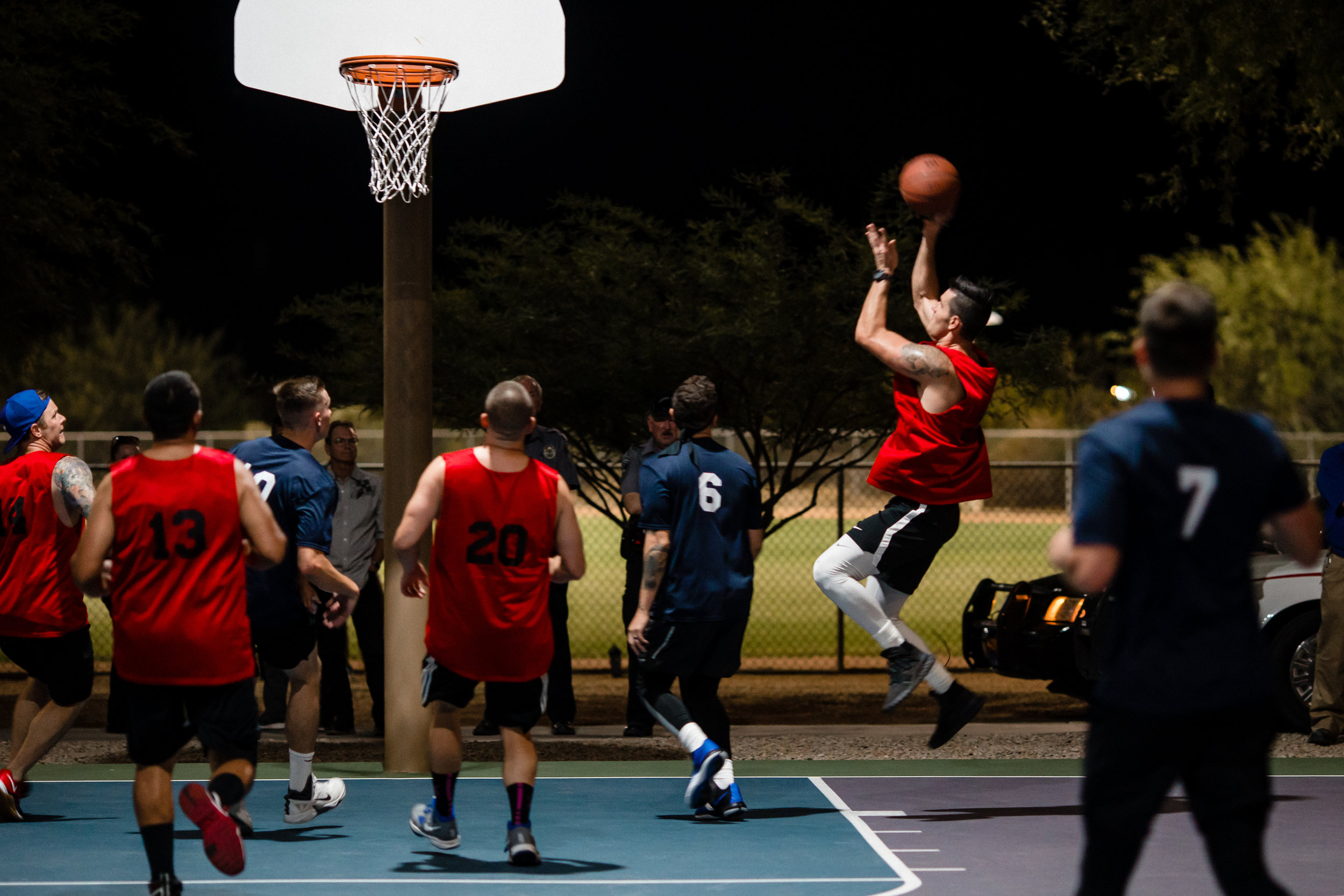 Northwest Fire District shoots for the basket