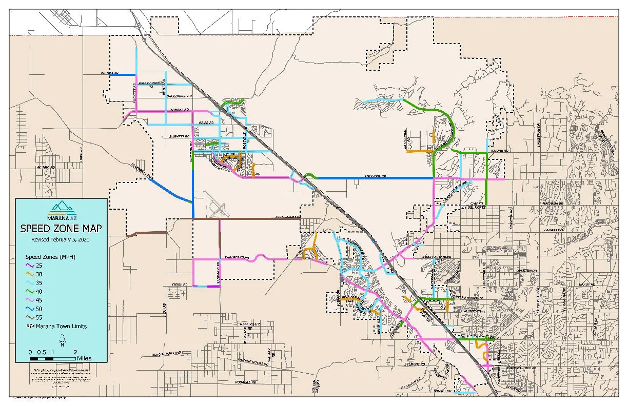PRESS RELEASE Town of Marana to adjust speed limits throughout