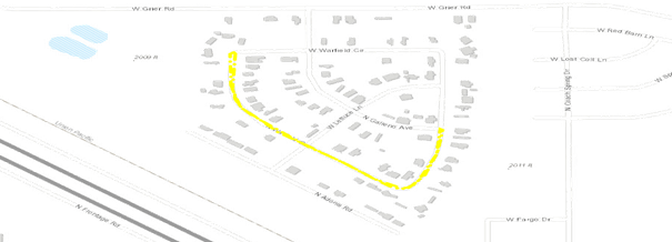 TRAFFIC ALERT: Final phase of paving in Adonis neighborhood scheduled for December 9th