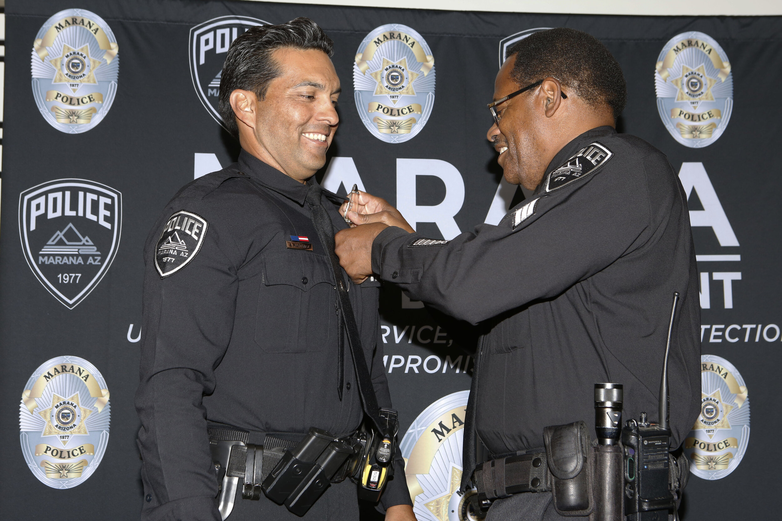  Officer Alfred Martinez badge pinning 