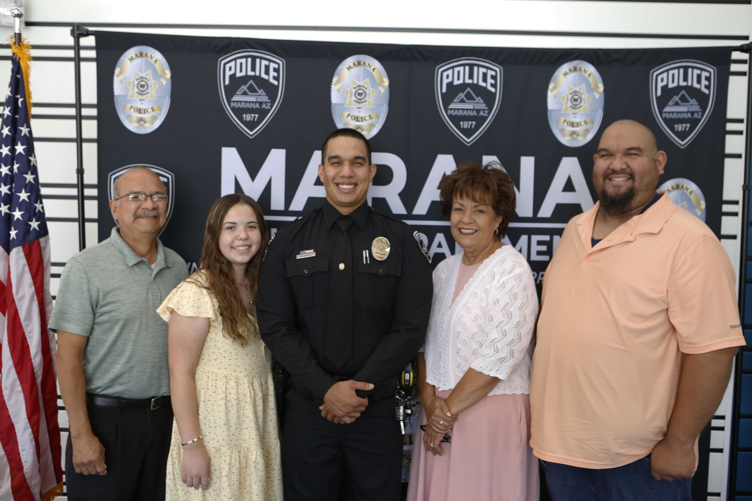  Officer Michael Abrigo with family 