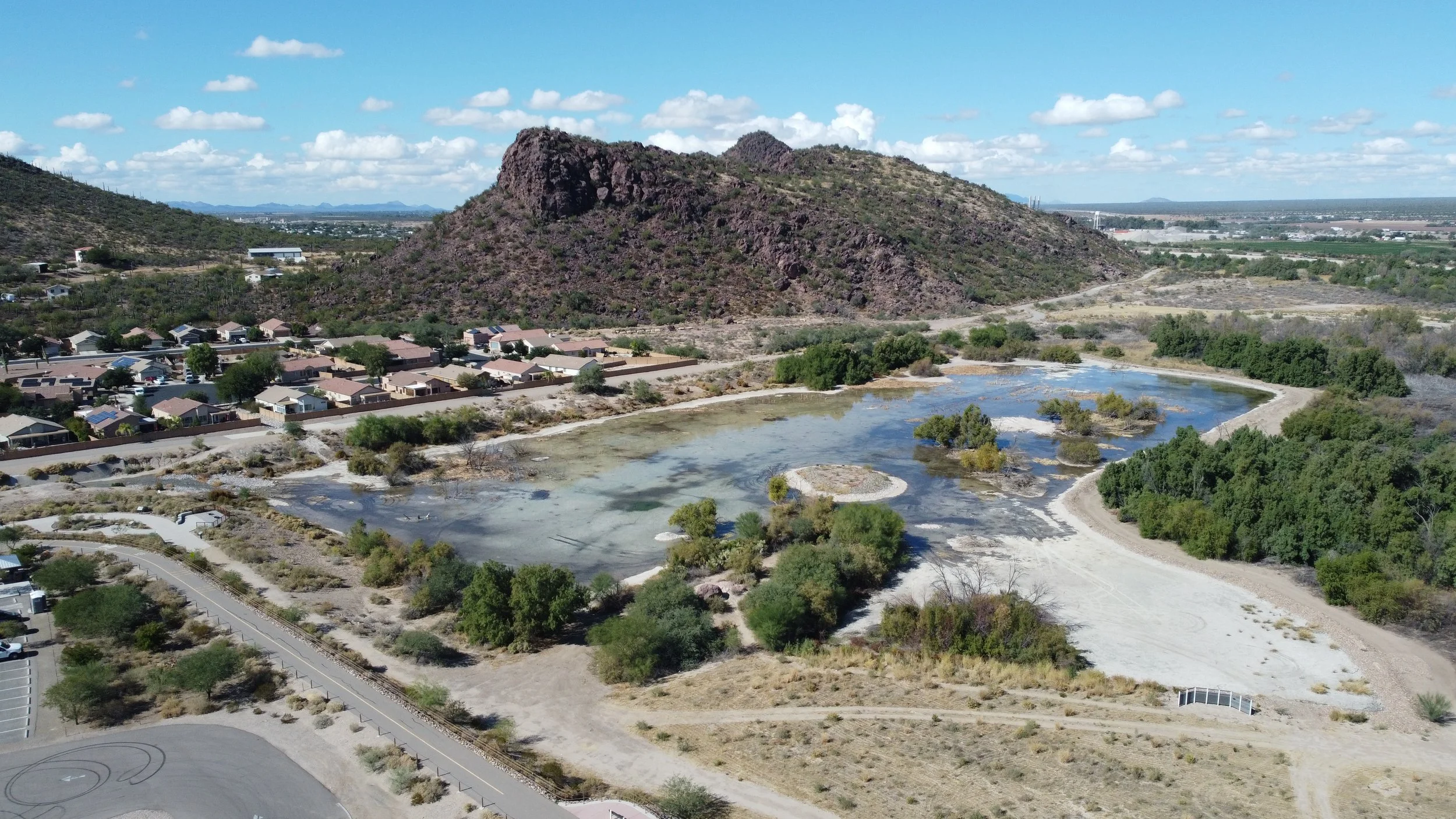 Water returns to the El Rio Preserve — Town of Marana