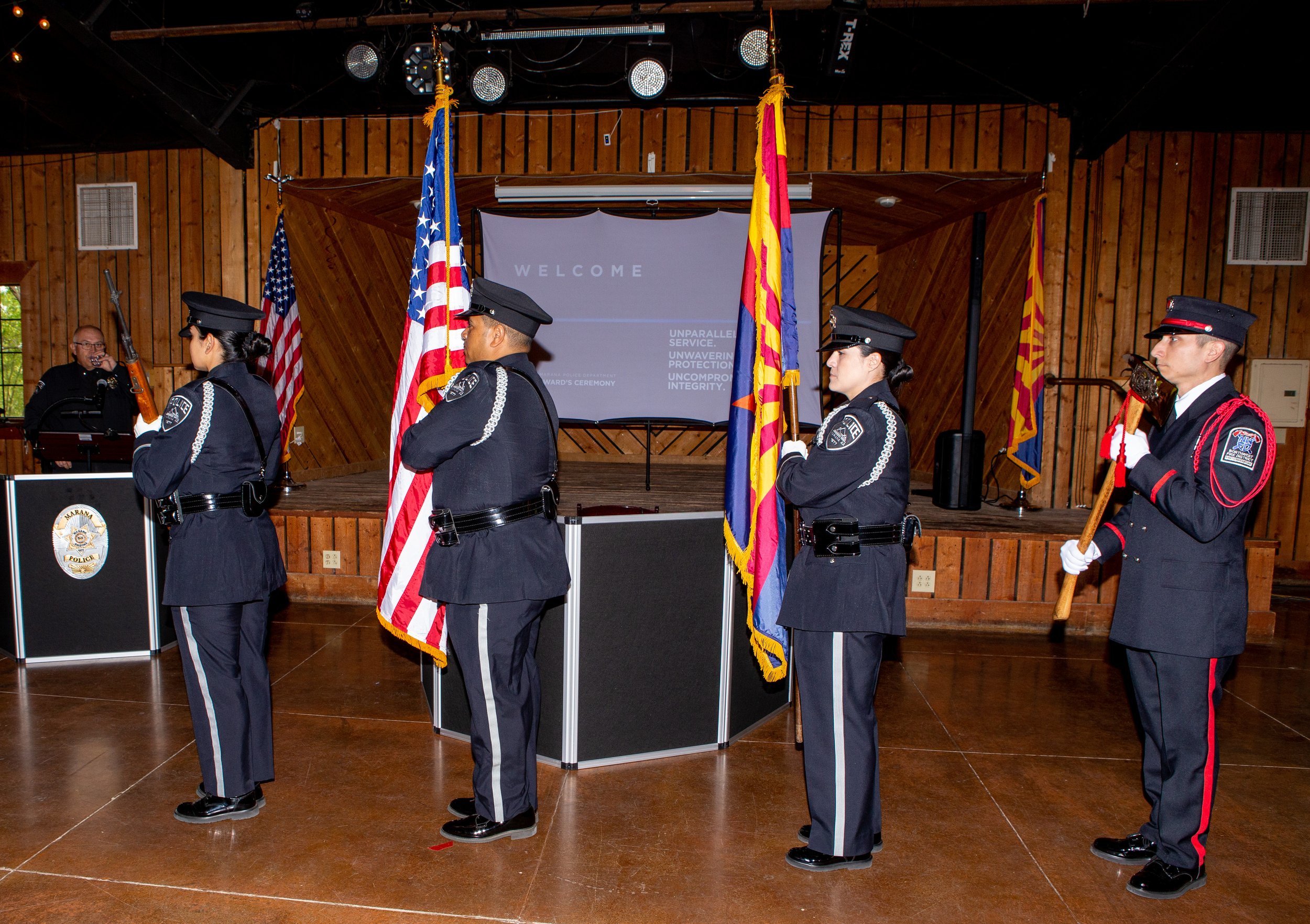  MPD Honor Guard presentation of colors 
