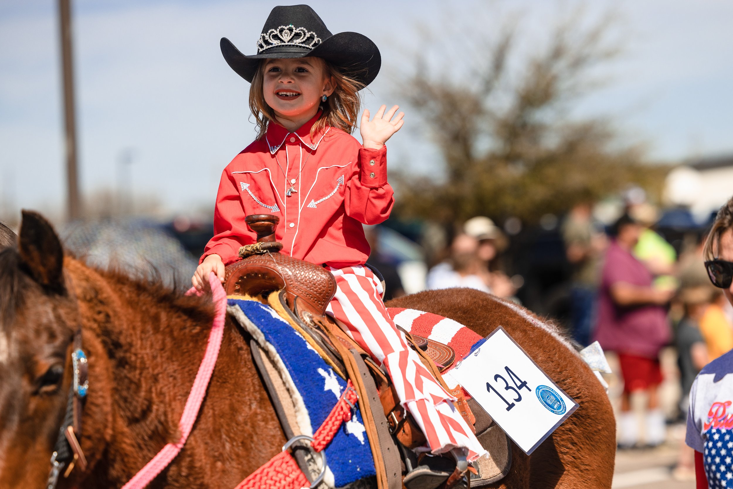  Founders’ Day Parade (rodeo queen in parade) 