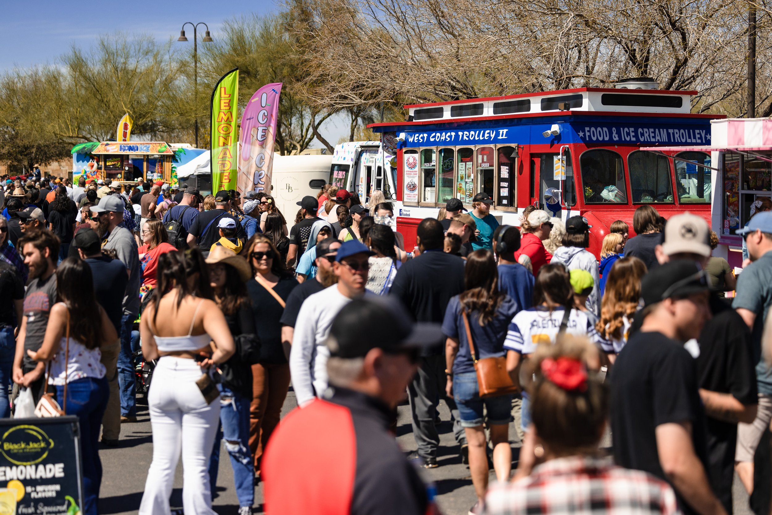  Food trucks at Founders’ Day Festivities 