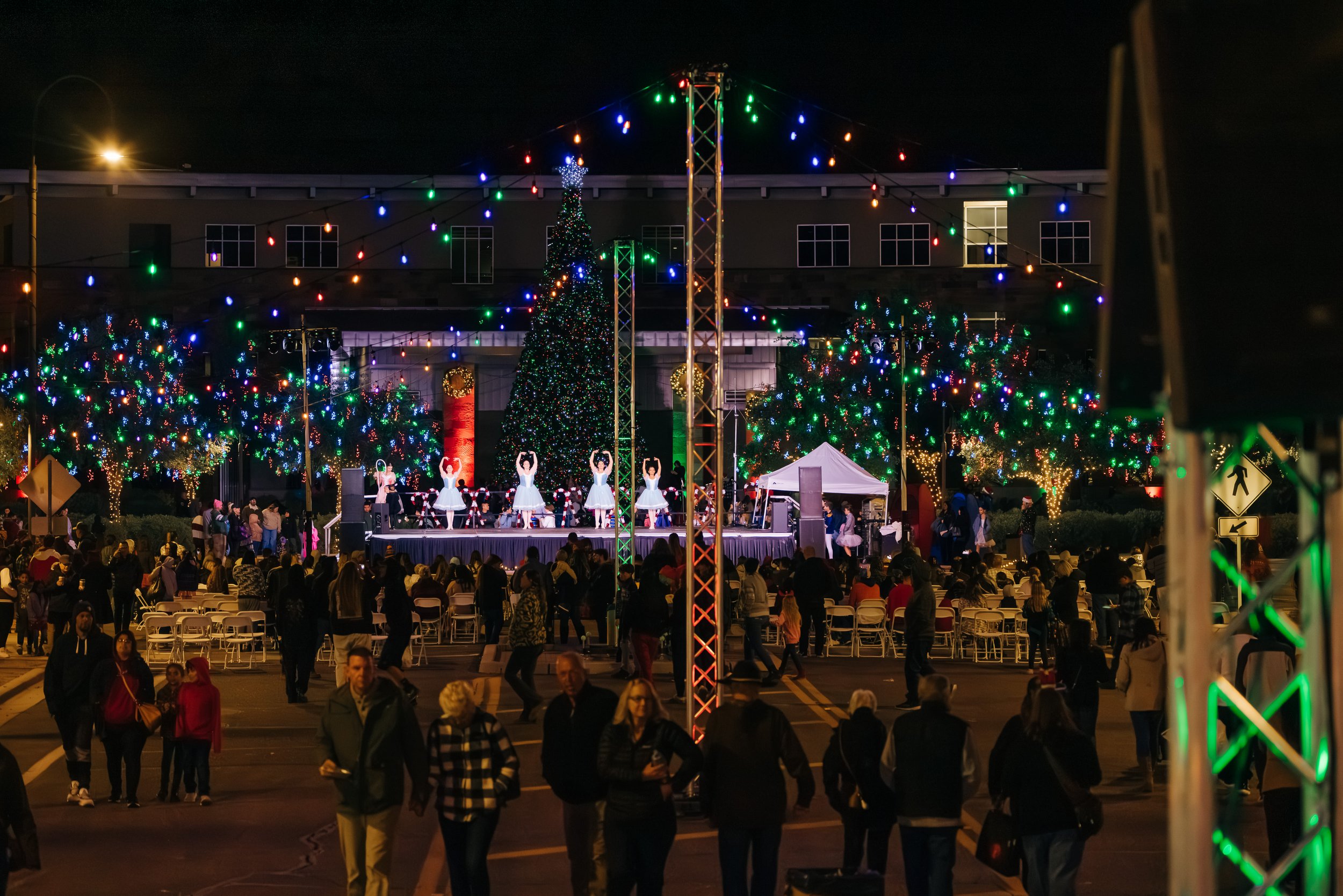 Main stage at Holiday Festival