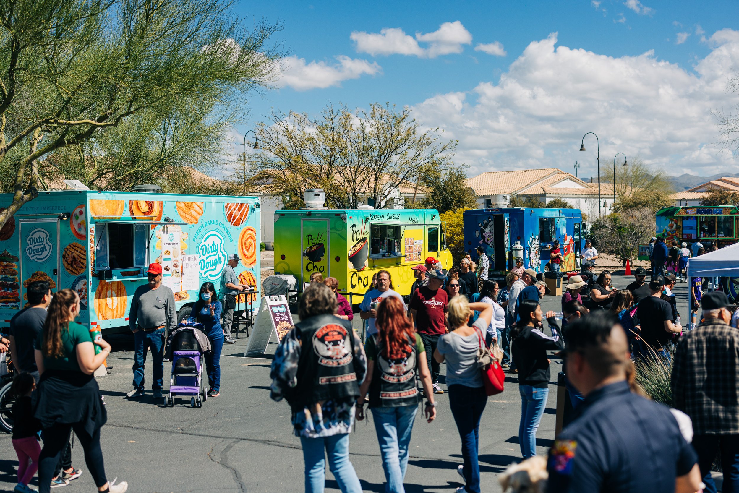 Food trucks at Founders' Day