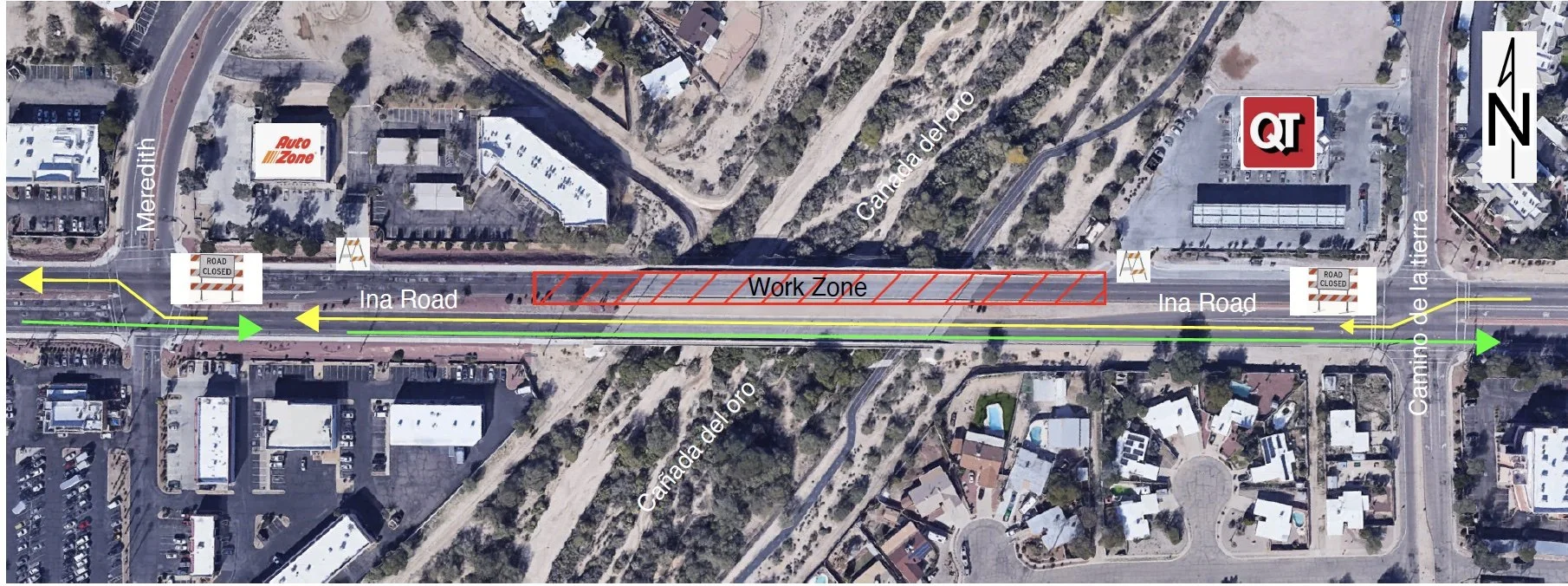 TRAFFIC ALERT Ina Road Bridge Repair — Town of Marana