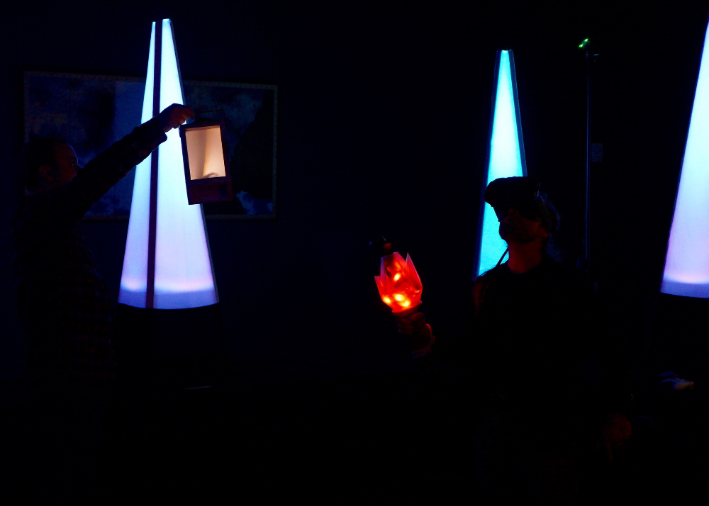 Torch and lantern bearer