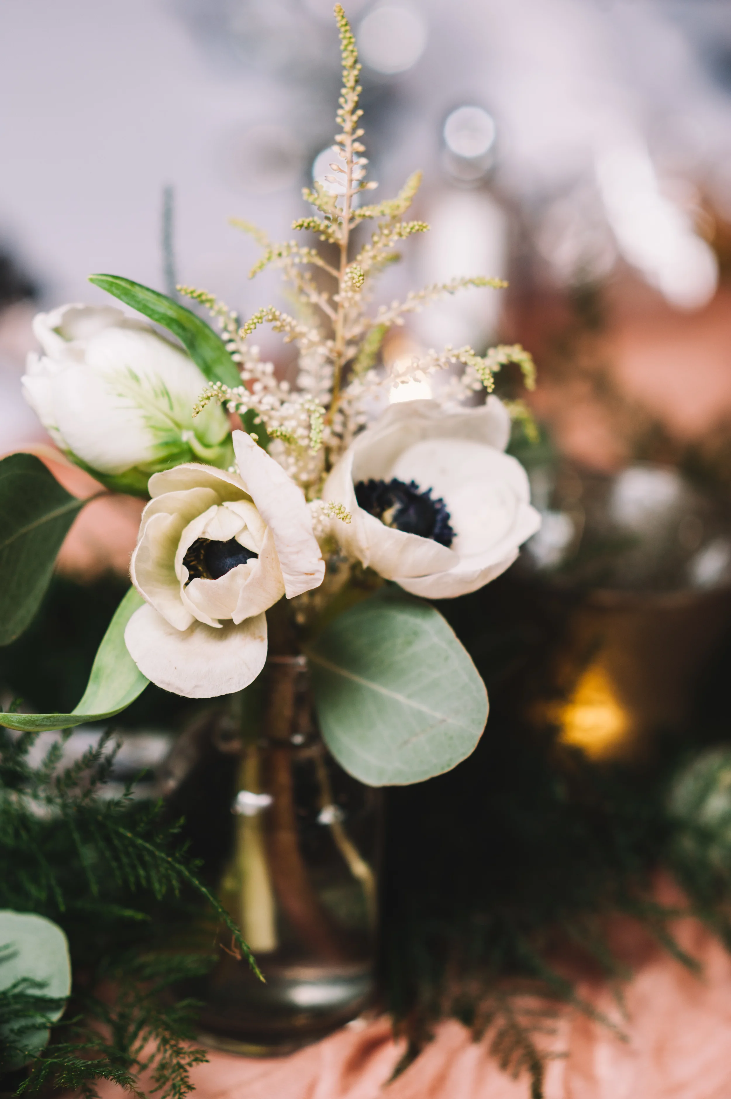 Photocredit: Shannon Gray White parrot tulips and anemones are both and exotic and simple.
