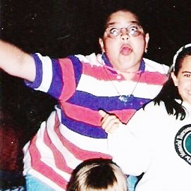 This photo pretty much sums up my childhood.