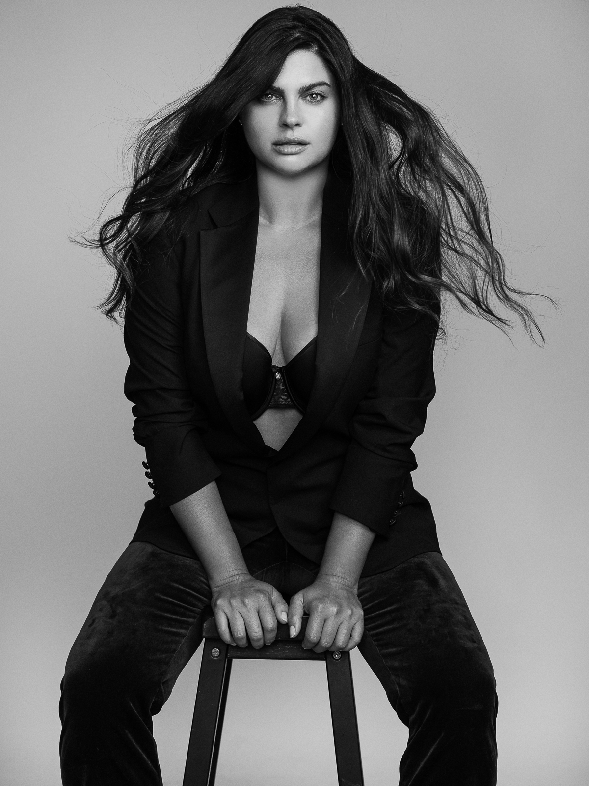 SOURCE: INSTAGRAM, @MELPARRISHPLUS Photo by Nick Suarez, styling and hair / make-up by Georgia Mitropoulos.