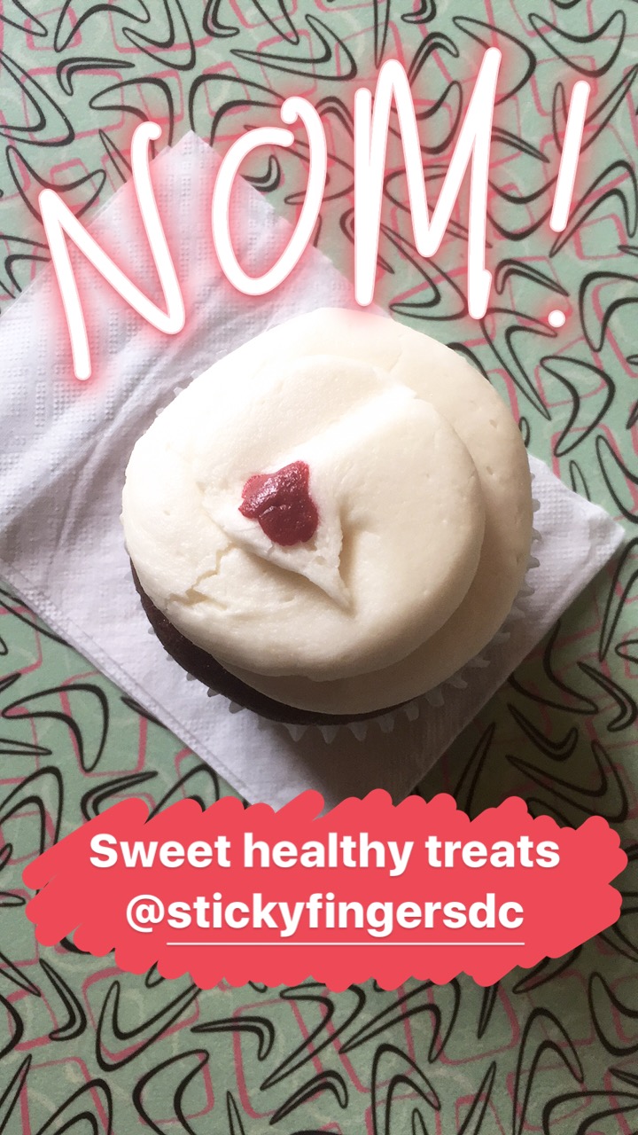 Red Velvet Cupcake at Sticky Fingers, D.C.