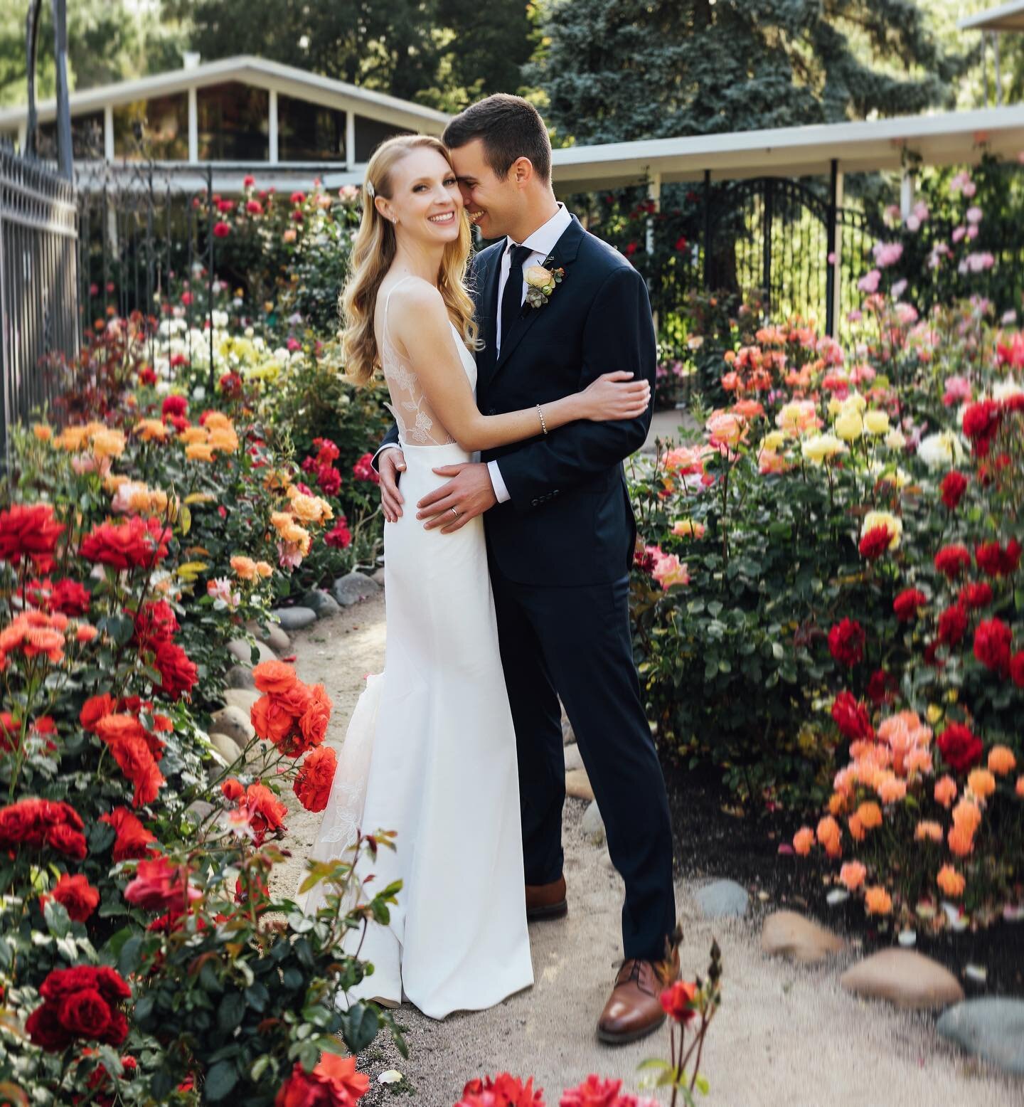 ✨When the rose garden is in full bloom, you make it a priority &amp; time it right with the golden light! Congrats to G + A!!!✨

Venue: @marinartandgarden 
Hair+Makeup: @katlouismakeup 
Florals: @rare_sparrow 
Catering: @ildavidesanrafaelca