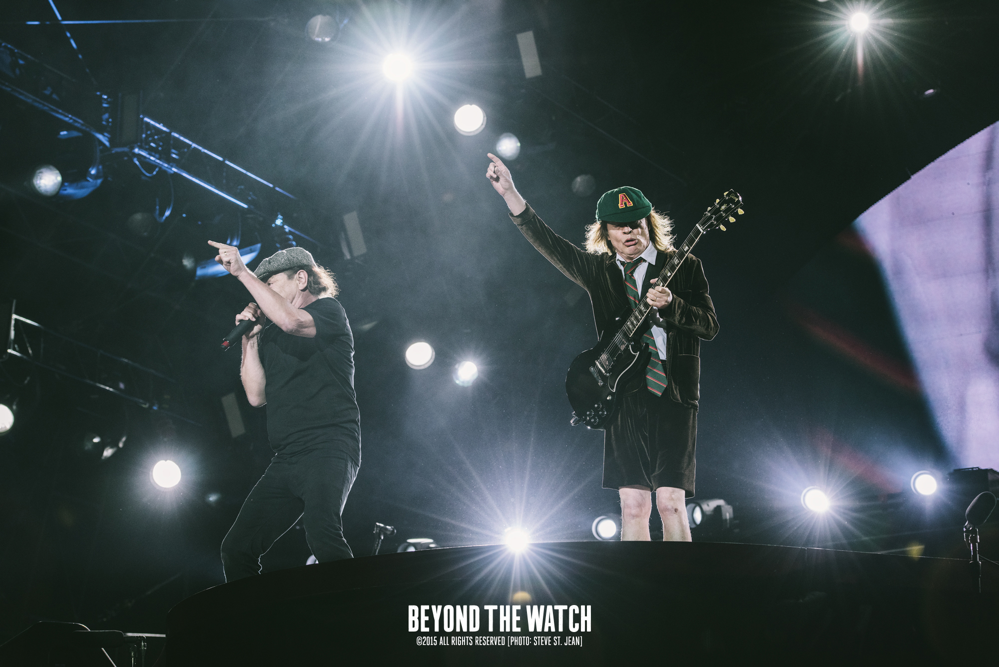 Brian Johnson & Angus Young of AC/DC