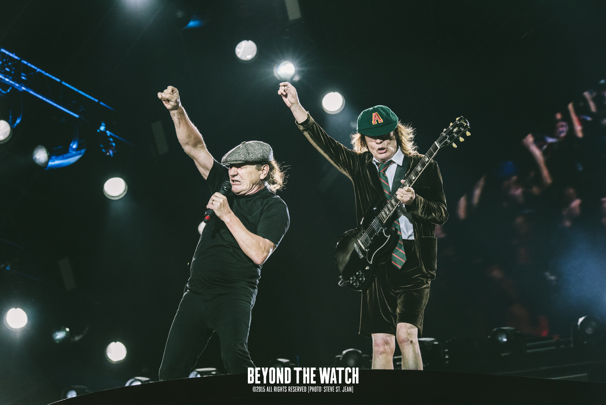 Brian Johnson & Angus Young of AC/DC