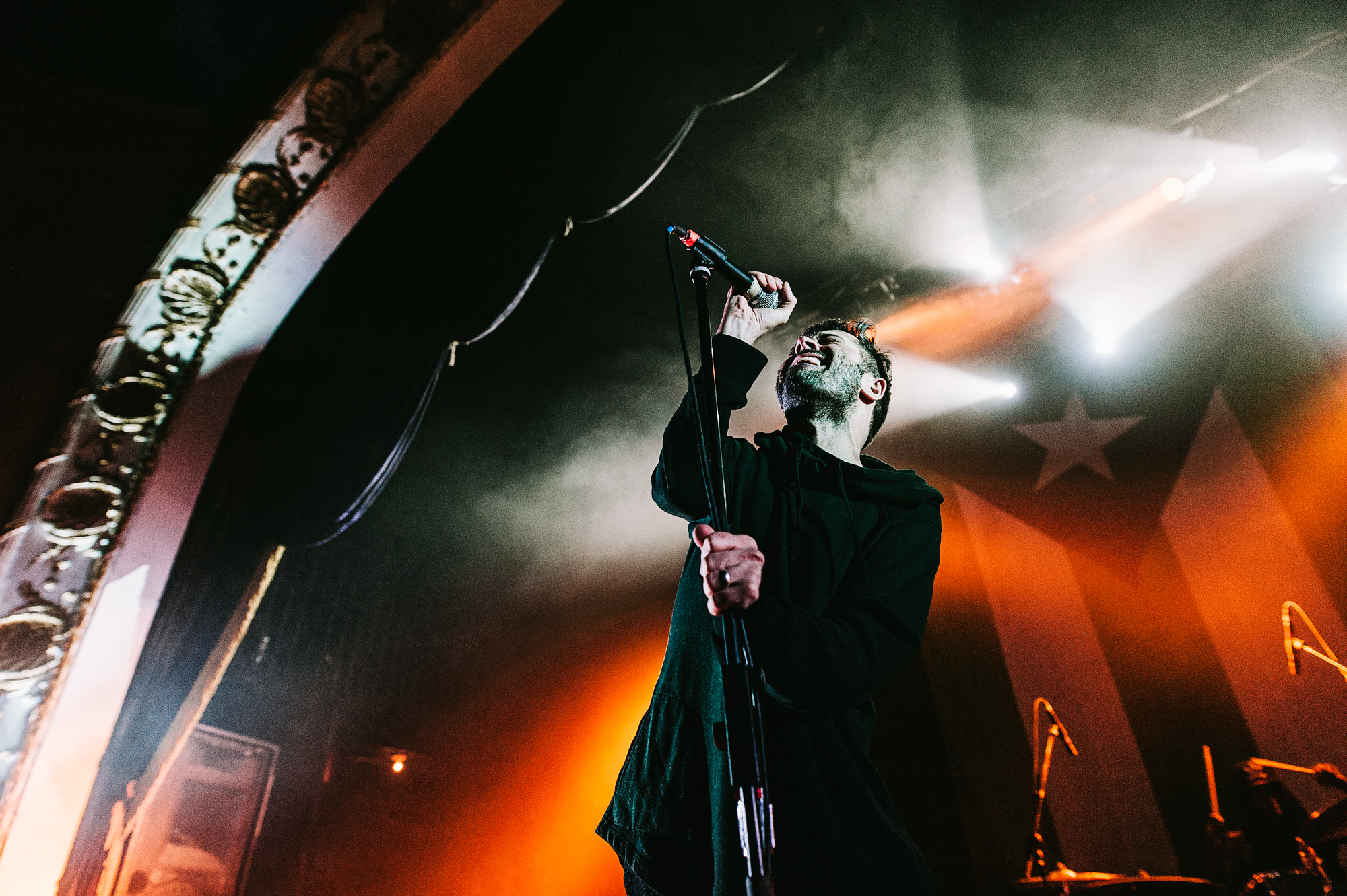   Glassjaw at The Opera House (2016)  Nikon D700 with Sigma 20mm f/1.4. Exposure: 1/125 second, f/2.8, ISO 1600 