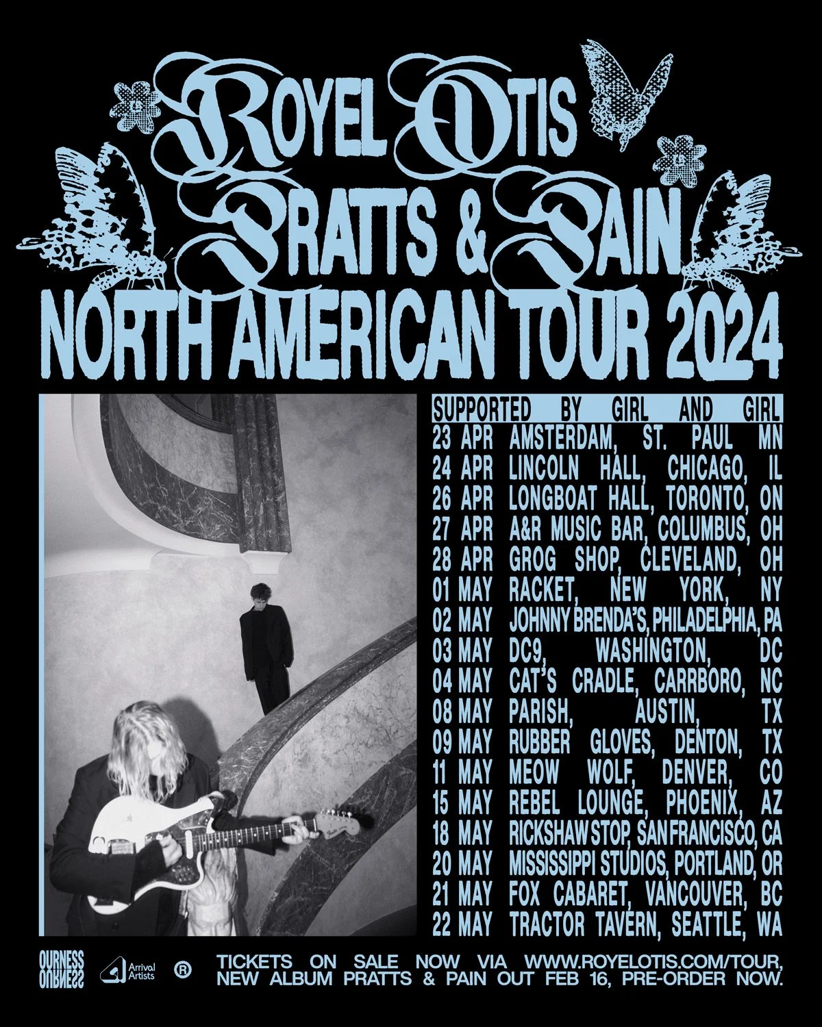 Royel Otis Share Live Video for "Sofa King" & Announce 2024 Tour Beyond The Watch Toronto
