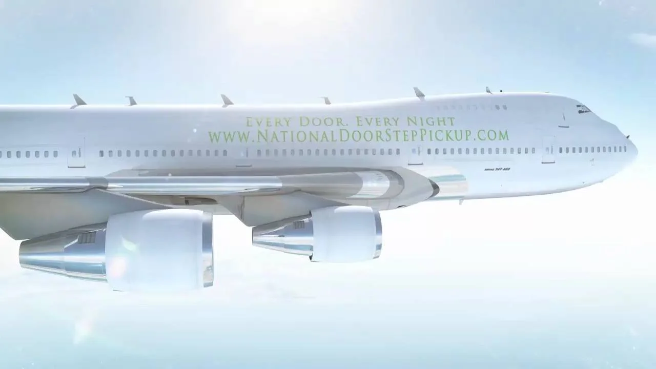 National DoorStep Pick Up's 747 Every Door. Every Night.