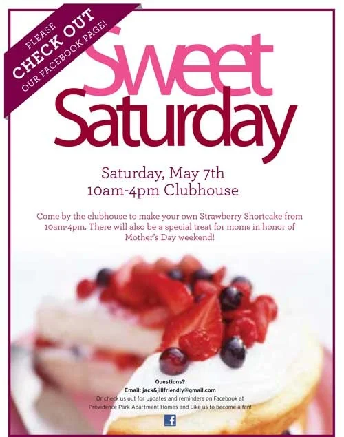 Sweet Saturday -- Resident First Focus