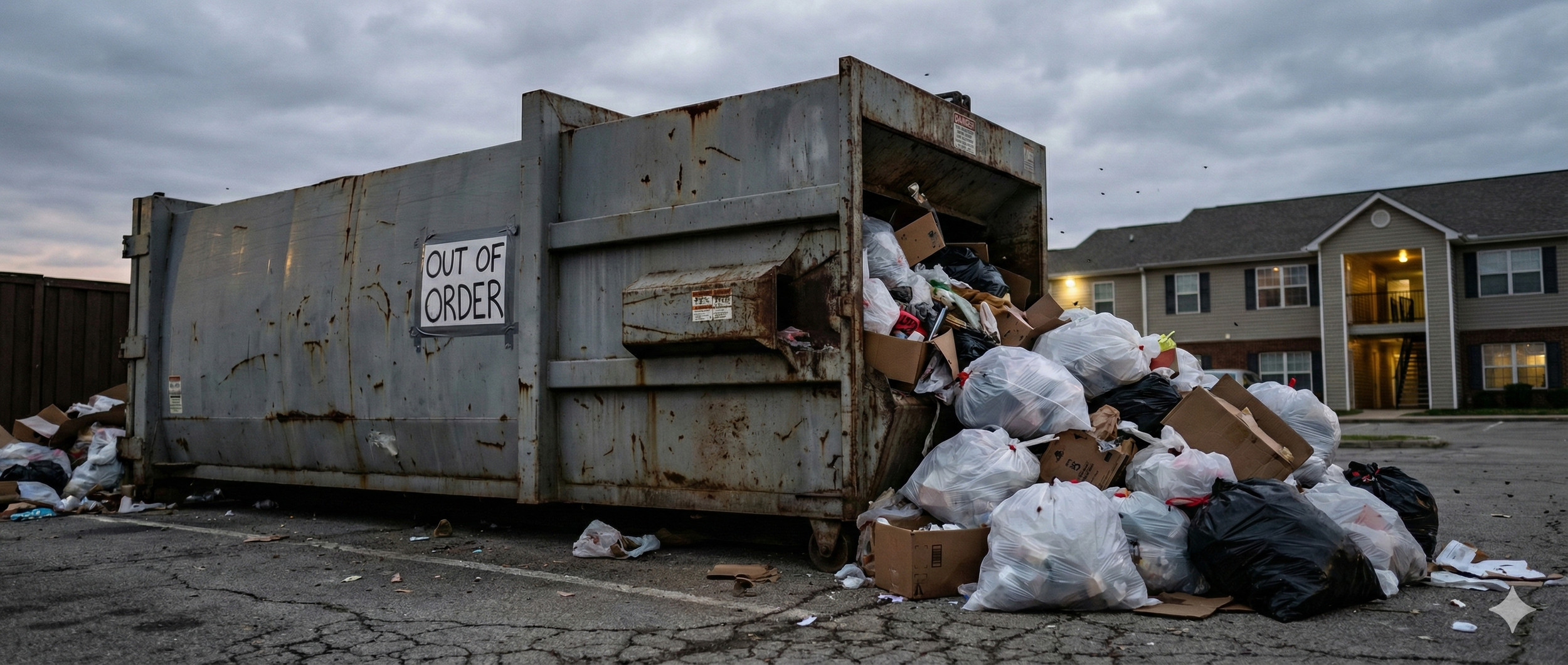 From Odors to Outages: The Costly Trash Compactor Mistake Property Managers Keep Making (And the Safer Alternative)