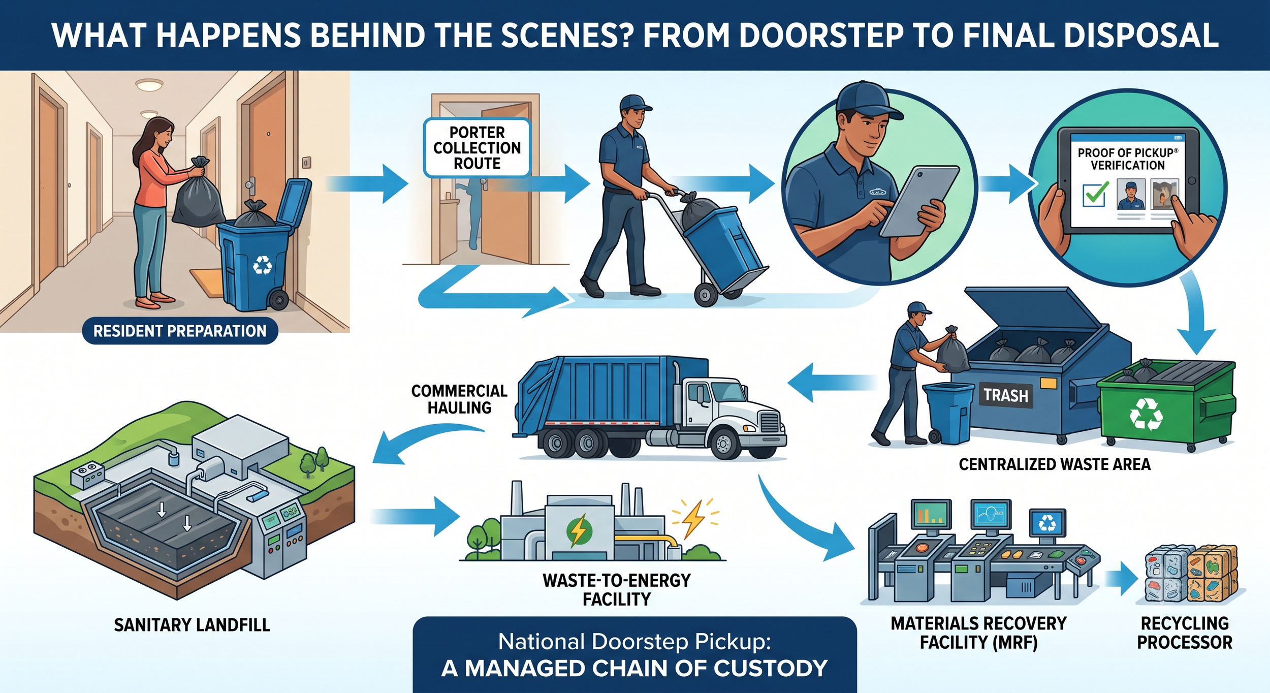 What Happens Behind the Scenes? From Doorstep Pickup to Final Disposal