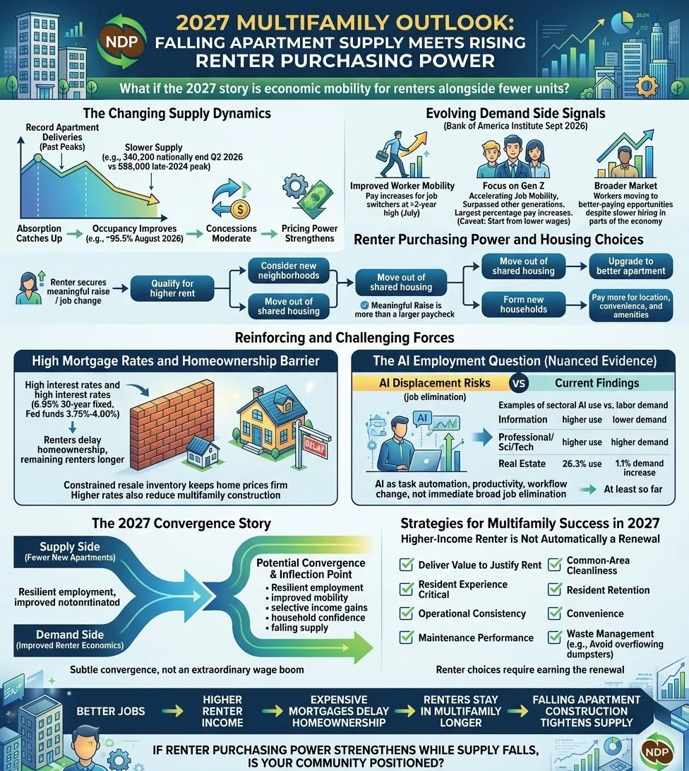 2027 Multifamily Inflection Point: Falling Supply Meets Stronger Renter Economics