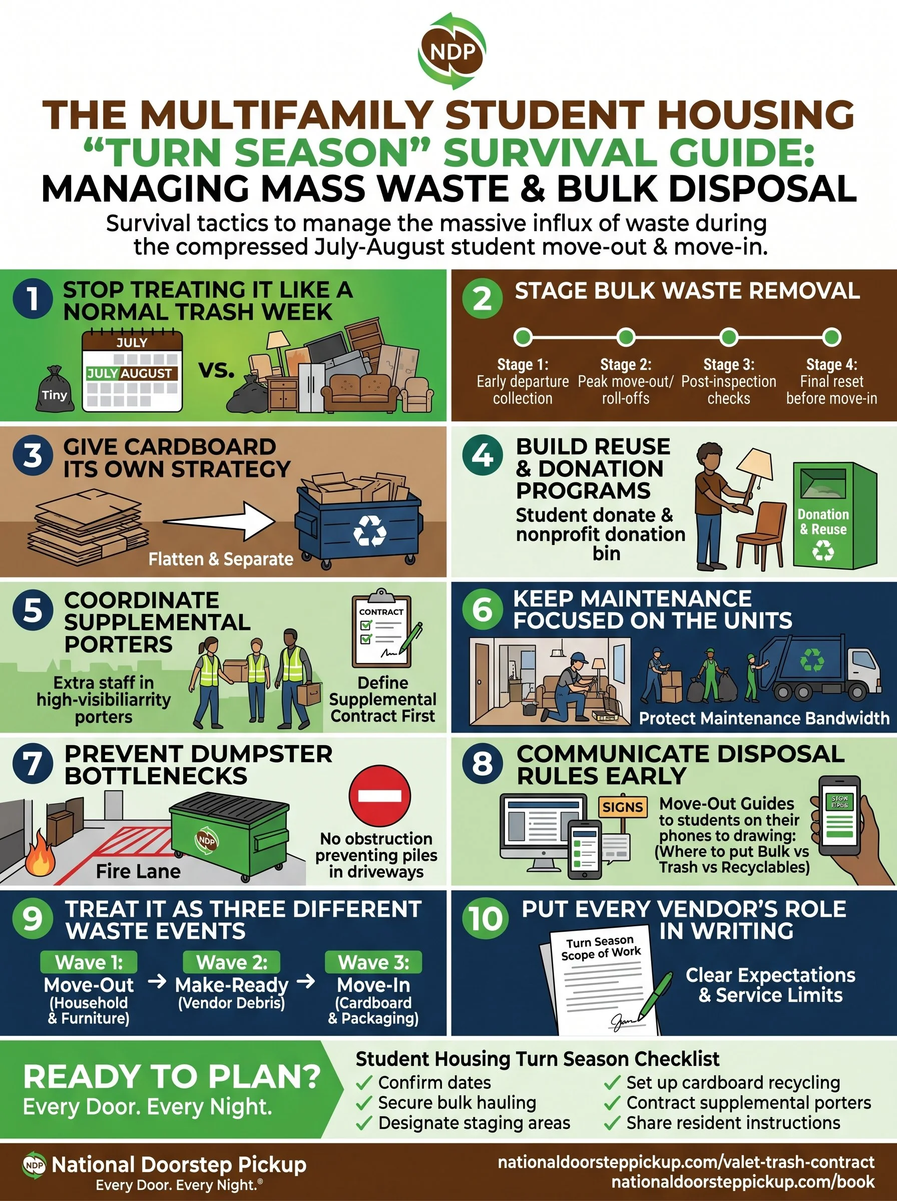 The Multifamily Student Housing “Turn Season” Survival Guide: Managing Mass Waste &amp; Bulk Disposal